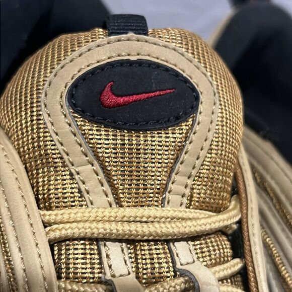 🔥🔥 Nike Air VaporMax 97 Metallic Gold 2018 Shoes - Men Size 11 - VGUC - Picture 7 of 13